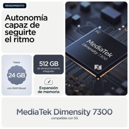 Motorola moto g86 power 5G Dual SIM Android 15, 8 GB RAM, 512 GB, Pantalla 6.67" P-OLED, Batería 6720 mAh, Azul