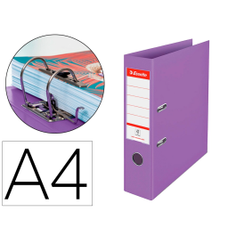 Esselte Archivador de Palanca Colour Breeze DIN A4 Lomo 75 mm Color Malva Precio: 5.50000055. SKU: B13P4PKSXT