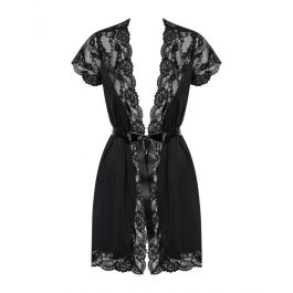 Salto de Cama 810-Pei-1 Obsessive PEIGNOIR Negro XXL/XXXL Salto de Cama 810-Pei-1 Obsessive PEIGNOIR Negro XXL/XXXL