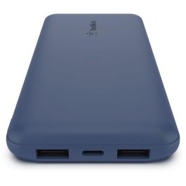 Belkin BPB011BTBL Cargador Power Bank Qi 10000 mAh 2 USB-A 1 USB-C Azul
