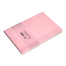 Antartik Cuaderno A4 Tapa Dura Hojas Cuadriculadas Rosa Pastel 100 Hojas 80gr FSC