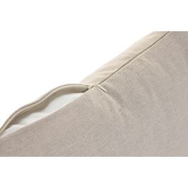 DKD Home Decor Cojín Boho de Algodón y Yute Natural 45 x 45 cm (2 Unidades) con Cremallera