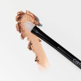 Catrice EFFECT EYESHADOW Duo Brush - Brocha y Aplicador de Silicona 2 en 1 para Sombra de Ojos, Difuminado y Color Intenso, Mango Negro, 1 Unidad