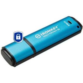 Kingston IronKey Vault Privacy 50 USB 3.2 Gen 1 – 512GB 310MB/s, Cifrado AES-256 FIPS 197, Resistente al Agua IPX8