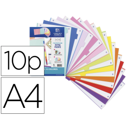 Oxford Separadores A4 PP 500 Micras, 10 Posiciones, Colores Precio: 5.94999955. SKU: B1CB55J5ZH