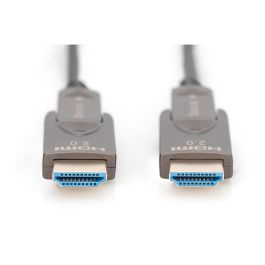Digitus Cable HDMI AOC Híbrido Fibra Óptica 4K desmontable 10m Negro