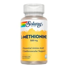 SOLARAY L-Metionina 500mg, Aminoácido de fermentación, 30 Cápsulas Precio: 15.4999999. SKU: B18P38C43L