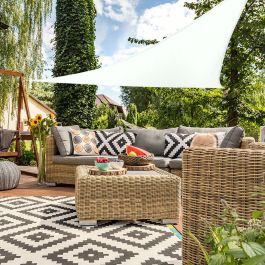 Vela de sombra Aktive 360 x 0,5 x 360 cm Triangular (6 Unidades)