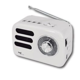 SAMI Radio Vintage Blanco Multimedia 3 Bandas con Bluetooth Precio: 18.58999956. SKU: B1K844LFXT