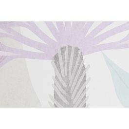 DKD Home Decor Cuadro Decorativo Tropical Verde Malva Lila para Pared de PS y Lienzo de 144 x 103.5 cm (Pack de 2 Unidades)