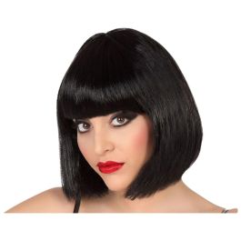 Peluca Corta Negra con Flequillo Bob para Disfraz, Personajes de Cine o Cabaret Precio: 2.98999954. SKU: B1HRFPP4Q2