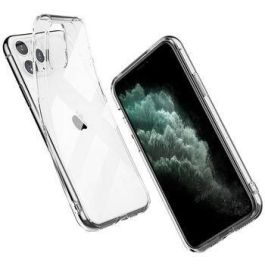 eSTUFF Funda TPU LONDON Transparente para iPhone 12 / 12 Pro - Protección Suave para Parte Trasera y Laterales