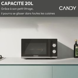 Candy CMG20TNMB Microondas Grill 20L, 700W Microondas y 900W Grill, Control Mecánico, Función Descongelación por Peso Candy CMG20TNMB Microondas Grill 20L, 700W Microondas y 900W Grill, Control Mecánico, Función Descongelación por Peso