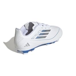 Botas de Fútbol para Niños Adidas F50 Club Fg/Mg Blanco L