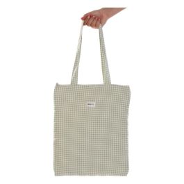 Bolso Mujer Versa Vichy Verde 40 x 33 cm