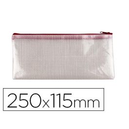 Bolsa Multiusos Q-Connect Malla Cheque 250x115 mm Apertura Superior Con Cremallera Rojo Precio: 1.8149993829. SKU: B16VRJQV7E