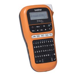 Brother PT-E110 Etiquetadora Portátil, Transferencia Térmica, 180x180 DPI, 20mm/s, Teclado QWERTY, HGe/TZe