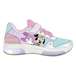 Deportiva suela pvc con luces minnie t026 Deportiva suela pvc con luces minnie t026