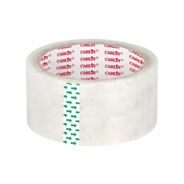 Carlin Cinta Adhesiva Precinto Polipropileno Transparente 60 mt x 48 mm para Embalaje