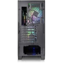 Thermaltake View 300 MX ARGB Black Midi Tower PC, ATX/EATX/microATX/Mini-ITX, Cristal Templado