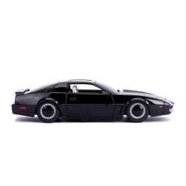 Coche de metal fantástico kitt con luz escala 1:24 30x15x11 cm Coche de metal fantástico kitt con luz escala 1:24 30x15x11 cm