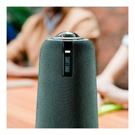 Owl Labs Meeting Owl 4+ - Cámara de videoconferencia inteligente 360° 4K, micrófono y altavoz, enfoque automático, certificada para Teams, color carbón