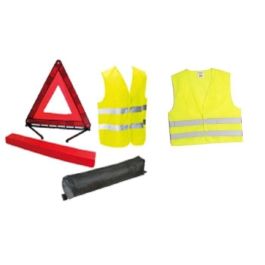 HTC EQUIPEMENT HTC3513766118256 Pack Seguridad Vial - 1 Triángulo de Señalización de Emergencia + 2 Chalecos de Alta Visibilidad XL para Adultos Precio: 24.50000014. SKU: B1DTFMMJNT