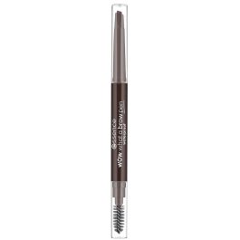 Essence WOW WHAT A BROW PEN Lápiz de Cejas Waterproof #04 Black Brown Punta Gota, Cepillo Integrado - Vegano, Sin Parabenos ni Alcohol, 0,2g