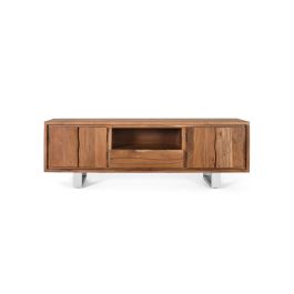 Giner y Colomer Mueble TV Acacia Natural con Metal Plateado 4 Puertas 1 Cajón Precio: 609.9973. SKU: B1D2PF3HN9