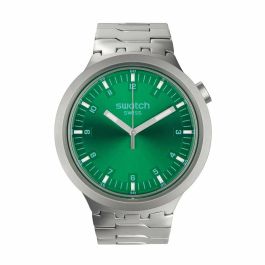Reloj Unisex Swatch SB07S101G Verde Plateado