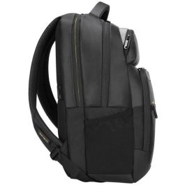 Targus Citygear Mochila para Portátil hasta 17.3 pulgadas, Resistente, Protección Dome, Compartimentos Tablet, Ergonómica, Negra