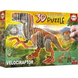 Puzzle 3D Educa Velociraptor 58 Piezas 3D Puzzle 3D Educa Velociraptor 58 Piezas 3D