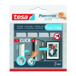 Tesa Tira Adhesiva Powerstrips Click hasta 7,2 kg 4x2 para Colgar Cuadros y Adornos Precio: 7.99997308. SKU: B18A4Z7J6J