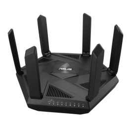 ASUS RT-AXE7800 router inalámbrico Tribanda (2.4 GHz / 5 GHz / 6 GHz) Negro ASUS RT-AXE7800 router inalámbrico Tribanda (2.4 GHz / 5 GHz / 6 GHz) Negro