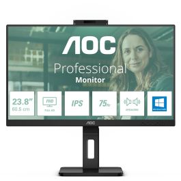 AOC 24P3CW Monitor Profesional 23.8" Full HD IPS 75Hz con Webcam 5MP Windows Hello, USB-C 65W, Altavoces