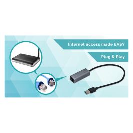 Cable USB i-Tec U3METALGLAN Gris