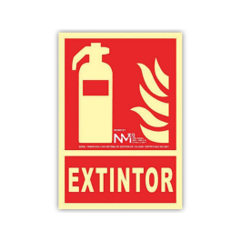 Normaluz Cartel Extintor Clase B PVC 0,7mm 21x30cm