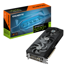 Gigabyte GV-N507TEAGLE OC-16GD GeForce RTX 5070 Ti EAGLE OC SFF 16GB GDDR7 Tarjeta Gráfica 3 Ventiladores Precio: 960.58999993. SKU: B19RDA7963