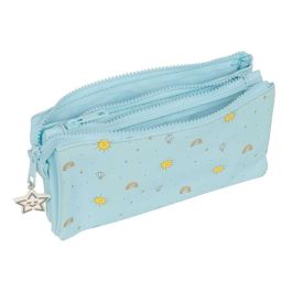 Portatodo Triple Mickey Mouse Clubhouse Baby Azul claro 22 x 12 x 3 cm Portatodo Triple Mickey Mouse Clubhouse Baby Azul claro 22 x 12 x 3 cm