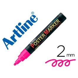 Rotulador Artline Poster Marker Epp-4-Ros Flu Punta Redonda 2 mm Color Rosa Fluor Precio: 3.1339001936. SKU: B19MTXHXTR