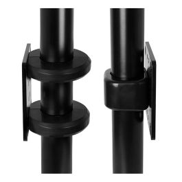 B-Tech Soporte de Montaje para Collar System X, 5mm, Negro