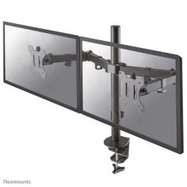 Neomounts FPMA-D550DBLACK Soporte de Escritorio Dual Full Motion para 2 Monitores 10-32" Ajustable Altura hasta 8kg Negro