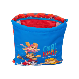 Bolsa Mochila con Cuerdas The Paw Patrol Cool Azul Rojo 26 x 34 x 1 cm
