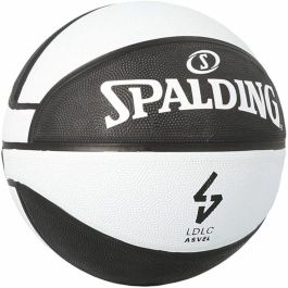 Balón de Baloncesto Spalding Asvel Sz7 Blanco Negro (Talla 7)