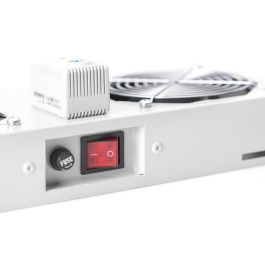 Digitus Unidad de Ventilación de Techo para Armario de Pared, 2 Ventiladores, Gris