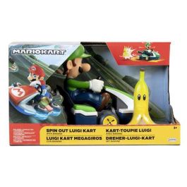 Jakks Pacific Karts Super Mario Megagiros: Kart de Mario o Luigi con Accesorio Plátano - Modelo Surtido +3 Años Jakks Pacific Karts Super Mario Megagiros: Kart de Mario o Luigi con Accesorio Plátano - Modelo Surtido +3 Años