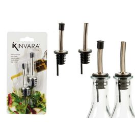 Set Dosificadores Metal Alargado Negro Kinvara 9x18.5x2.5 cm (36 Unidades) Precio: 38.50000022. SKU: S3600512