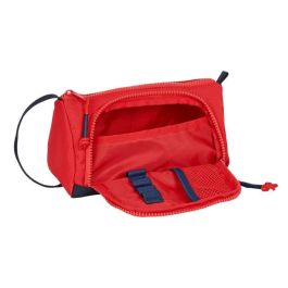 Estuche Escolar RFEF Azul Rojo 20 x 11 x 8.5 cm