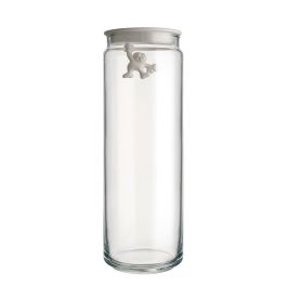 Alessi AMDR08 W Gianni Bote Hermético de Vidrio Blanco 200cl - Diseñado por Mattia Di Rosa Precio: 27.89999971. SKU: B1EN2XDKS8