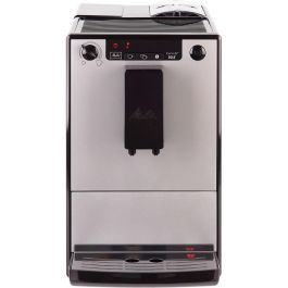 MELITTA E950-666 - Cafetera automática Solo Pure Silver - 1400W - 3 niveles de intensidad - Recipiente para granos de 125g